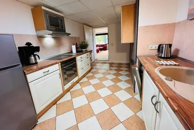 Küche/Küchenzeile in der Unterkunft Premium Ferienwohnung Ulf-Dieter Kunstmann