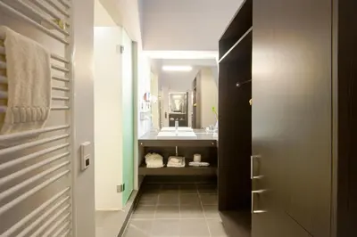 Ein Badezimmer in der Unterkunft Aspria Berlin Ku'damm Sport & Spa