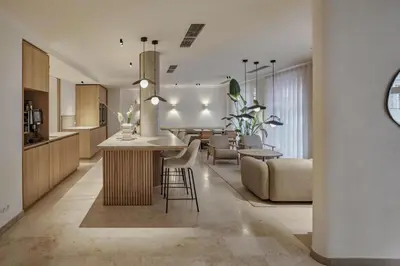 Küche/Küchenzeile in der Unterkunft ADELANTE Boutique Hotel