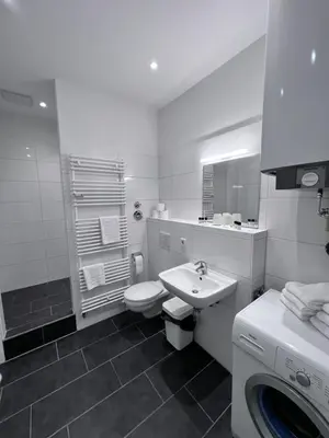 Ein Badezimmer in der Unterkunft Apartment & Boardinghouse Berlin Friedrichshain-Kreuzberg