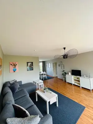 Ein Sitzbereich in der Unterkunft Apartment & Boardinghouse Berlin Friedrichshain-Kreuzberg
