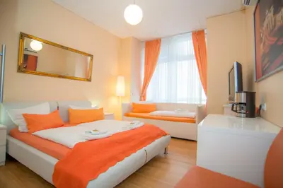 Ein Bett oder Betten in einem Zimmer der Unterkunft City Guesthouse Pension Berlin