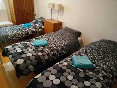 Ein Bett oder Betten in einem Zimmer der Unterkunft Appt Berlin