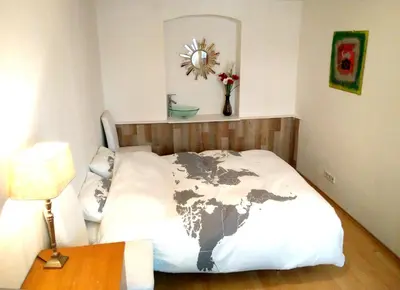 Ein Bett oder Betten in einem Zimmer der Unterkunft Appt Berlin