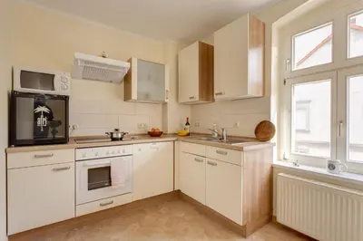 Küche/Küchenzeile in der Unterkunft Altstadt Ferienwohnung