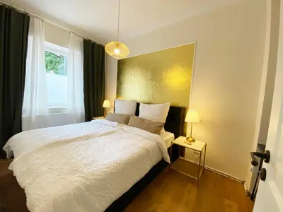 Ein Bett oder Betten in einem Zimmer der Unterkunft Ferienwohnung König