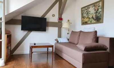TV/Unterhaltungsangebot in der Unterkunft LoggiaHaus am Schloss, 5 Ferienwohnungen, teils mit Schloss- und Seeblick