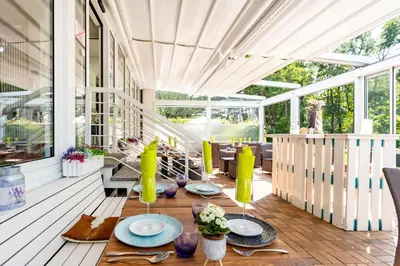 Grundriss der Unterkunft Ferienwohnung Ursula in der Villa zum Kronprinzen direkt gegenüber der Saarow Therme