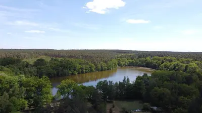 Naturlandschaft in der Nähe des Ferienhauses