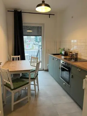 Küche/Küchenzeile in der Unterkunft Guest House Altes Forstamt