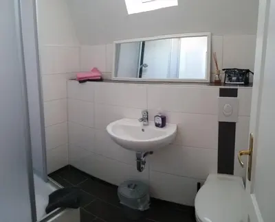 Ein Badezimmer in der Unterkunft Guest House Altes Forstamt