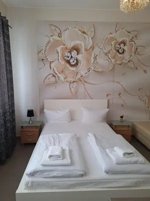 Ein Bett oder Betten in einem Zimmer der Unterkunft Elifim
