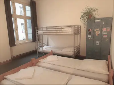 Ein Bett oder Betten in einem Zimmer der Unterkunft Die Fabrik - Hostel