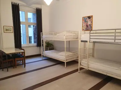 Ein Bett oder Betten in einem Zimmer der Unterkunft Die Fabrik - Hostel