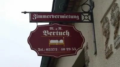 Ein Zertifikat, Auszeichnung, Logo oder anderes Dokument, das in der Unterkunft Zimmervermietung M&R Bertuch ausgestellt ist