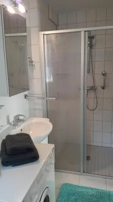 Ein Badezimmer in der Unterkunft Ferienhaus im Grünen/Monteurzimmer