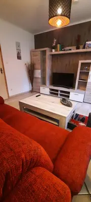 Küche/Küchenzeile in der Unterkunft Ferienhaus im Grünen/Monteurzimmer