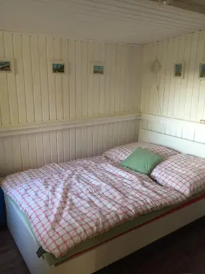 Ein Bett oder Betten in einem Zimmer der Unterkunft Haus Silke am See