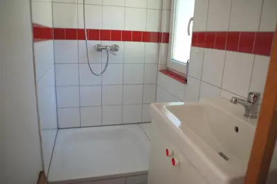 Ein Badezimmer in der Unterkunft Haus Silke am See