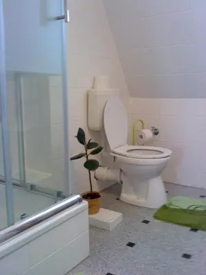 Ein Badezimmer in der Unterkunft Judits Apartments