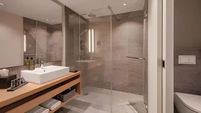 Ein Badezimmer in der Unterkunft Hotel the YARD Berlin