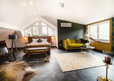 Ein Sitzbereich in der Unterkunft Hotel LandAroma Bed & Breakfast