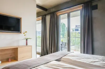 Ein Bett oder Betten in einem Zimmer der Unterkunft Downtown Apartments Mitte