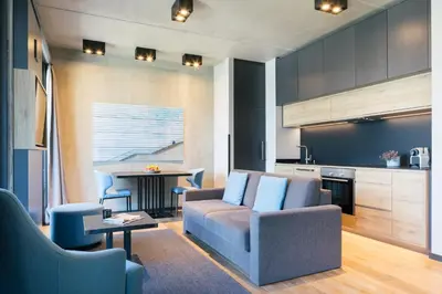Küche/Küchenzeile in der Unterkunft Downtown Apartments Mitte