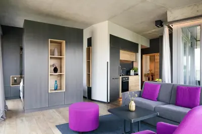 Küche/Küchenzeile in der Unterkunft Downtown Apartments Mitte