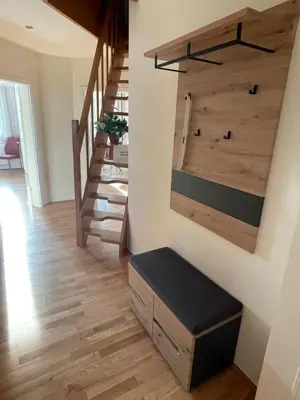 Grundriss der Unterkunft Ferienwohnung Christiane in der Villa zum Kronprinzen direkt gegenüber der SaarowTherme