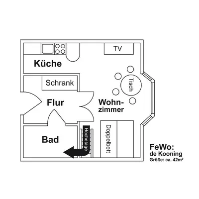 Grundriss der Unterkunft Villa-Hufeland
