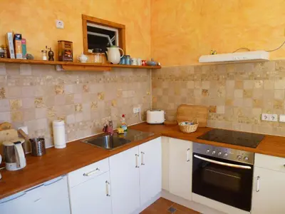 Küche/Küchenzeile in der Unterkunft Villa-Hufeland