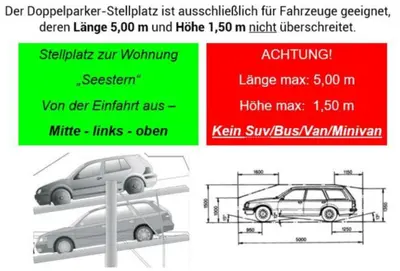 Grundriss der Unterkunft Ferienwohnung Seestern