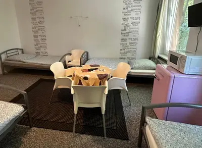 Ein Sitzbereich in der Unterkunft Bigus