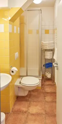 Ein Badezimmer in der Unterkunft Hof Märkische Heide