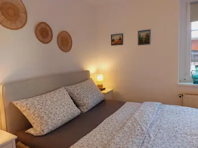 Ein Bett oder Betten in einem Zimmer der Unterkunft Spreewald Unterkünfte 