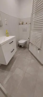 Ein Badezimmer in der Unterkunft Ferienhaus - Wohnung- Havelblick