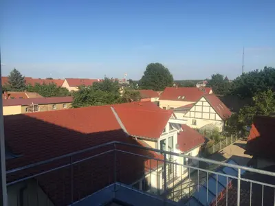 Das Gebäude in dem sich die Ferienwohnung befindet
