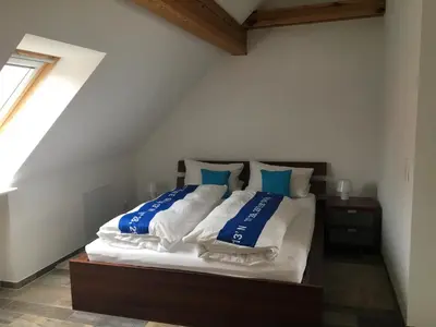 Ein Bett oder Betten in einem Zimmer der Unterkunft Studio Templin