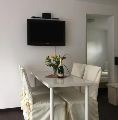TV/Unterhaltungsangebot in der Unterkunft Ferienwohnung Felix am See
