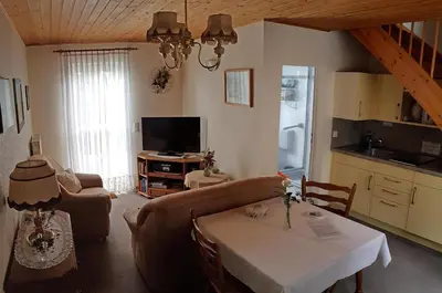 Küche/Küchenzeile in der Unterkunft Ferienwohnung Gliese
