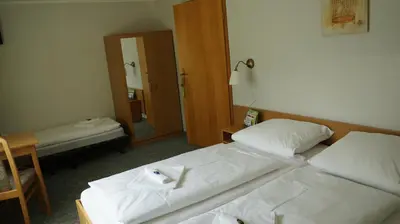 Ein Bett oder Betten in einem Zimmer der Unterkunft 
