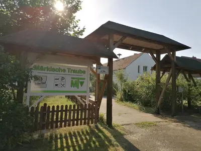 Ein Garten an der Unterkunft 