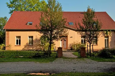 Das Gebäude in dem sich die Ferienwohnung befindet