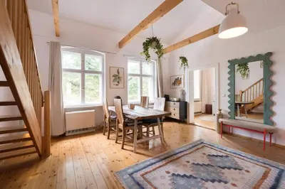 Ein Sitzbereich in der Unterkunft Design Apartments - Innenstadt, Apt 2