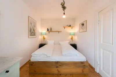 Ein Bett oder Betten in einem Zimmer der Unterkunft Design Apartments - Innenstadt, Apt 2
