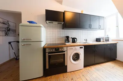 Küche/Küchenzeile in der Unterkunft Design Apartments - Innenstadt, Apt 2