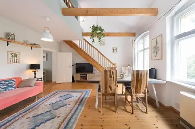 Ein Sitzbereich in der Unterkunft Design Apartments - Innenstadt, Apt 2
