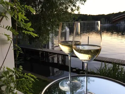 Getränke in der Unterkunft Marina Hausboote und Seelodge