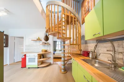 Küche/Küchenzeile in der Unterkunft Design Apartments - 